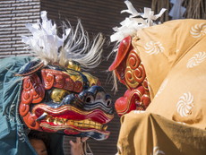 県指定無形民俗文化財の獅子舞